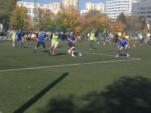 В соревнованиях по мини-футболу лучшей стала команда Нагорного района