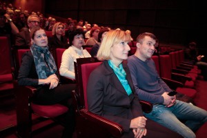 Депутат Мосгордумы Инна Святенко на просмотре спектакля