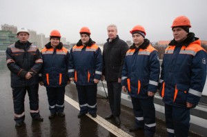 Мэр Москвы Сергей Собянин рассказал об итогах дорожного строительства в 2015 году