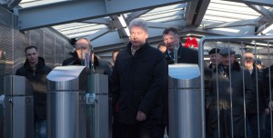 Мэр Москвы Сергей Собянин объявил об окончании строительства новых станций Сокольнической линии - "Румянцево" и "Саларьево"