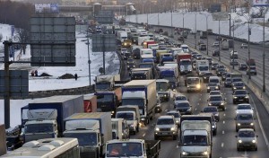 Средняя скорость движения транспорта в Москве увеличилась