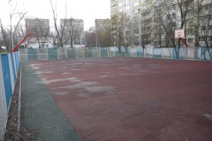 Одна из спортивных площадок в районе Зябликово