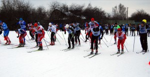 Cоревнования по лыжным гонкам 2017 на "Нижнецарицынской" лыжной трассе