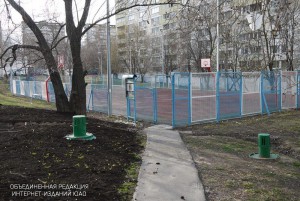 Спортивная площадка в районе Зябликово