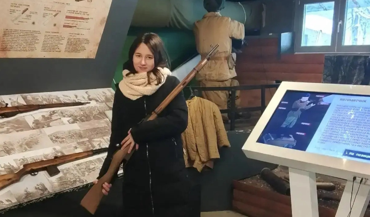 Ученица школы №2116 посетила Волоколамск. Фото: официальная страница школы №2116 в социальных сетях