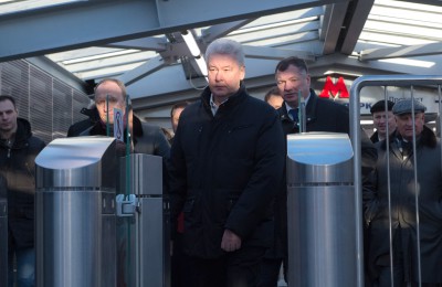 Мэр Москвы Сергей Собянин объявил об окончании строительства новых станций Сокольнической линии - "Румянцево" и "Саларьево"