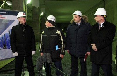 Столичный градоначальник Сергей Собянин отметил, что остановочный пункт «Ломоносовский проспект» строится очень высокими темпами