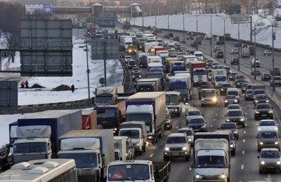 Средняя скорость движения транспорта в Москве увеличилась