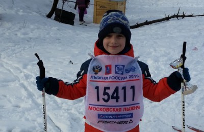 На фото один из победителей соревнований пятилетний Ярослав Грушкин
