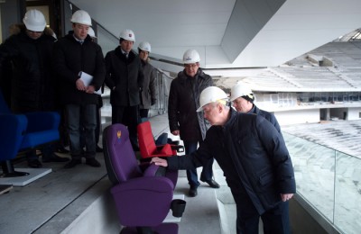 По словам мэра Москвы Сергея Собянина, стадион "Лужники" сможет принять спортсменов и болельщиков уже в 2017 году