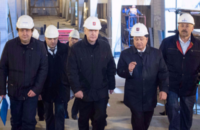Мэр Сергей Собянин осмотрел новую станцию на севере Москвы