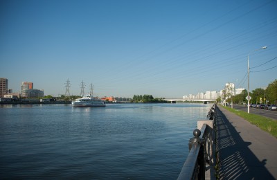 Вид на реку-Москву в ЮАО