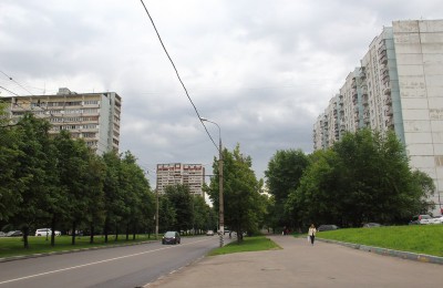 Улица Шипиловская в районе Зябликово