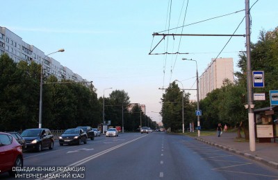 На фото Шипиловская улица