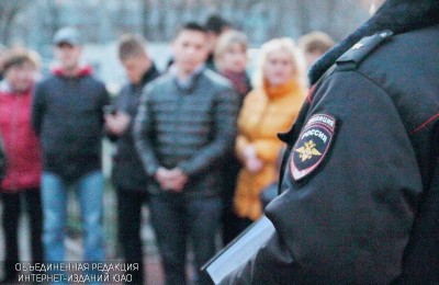 Участковый полицейский района Зябликово рассказал местным жителям о проделанной работе