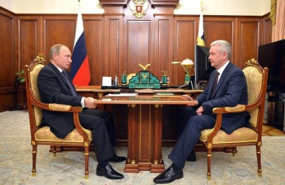 Сергей Собянин на встрече с Владимиром Путиным Сергей Собянин на встрече с Владимиром Путиным