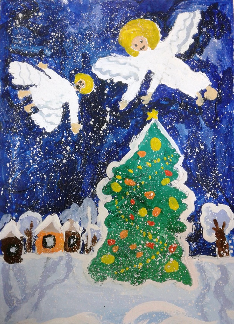 Павел Федоткин, 6 лет, Вечер под Рождество, библиотека 145, 2201