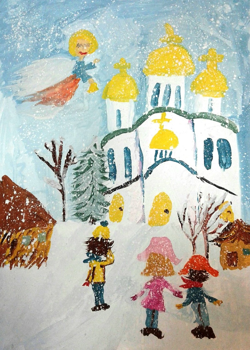 Татевосян Ирина, 7 лет, Невидимый гость. Рождественский рассказ, библиотека 145, 2201