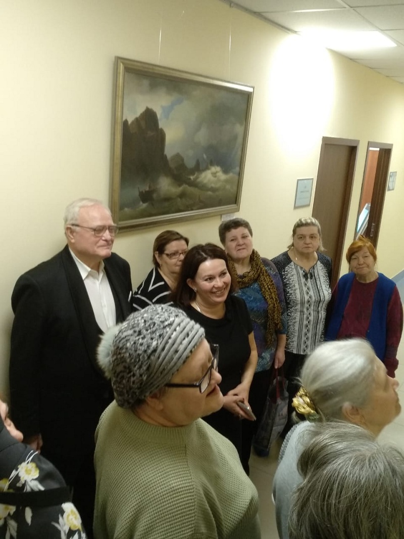 Виталий Чеченков, вытавка, московское долголетие, ТЦСО, 270211