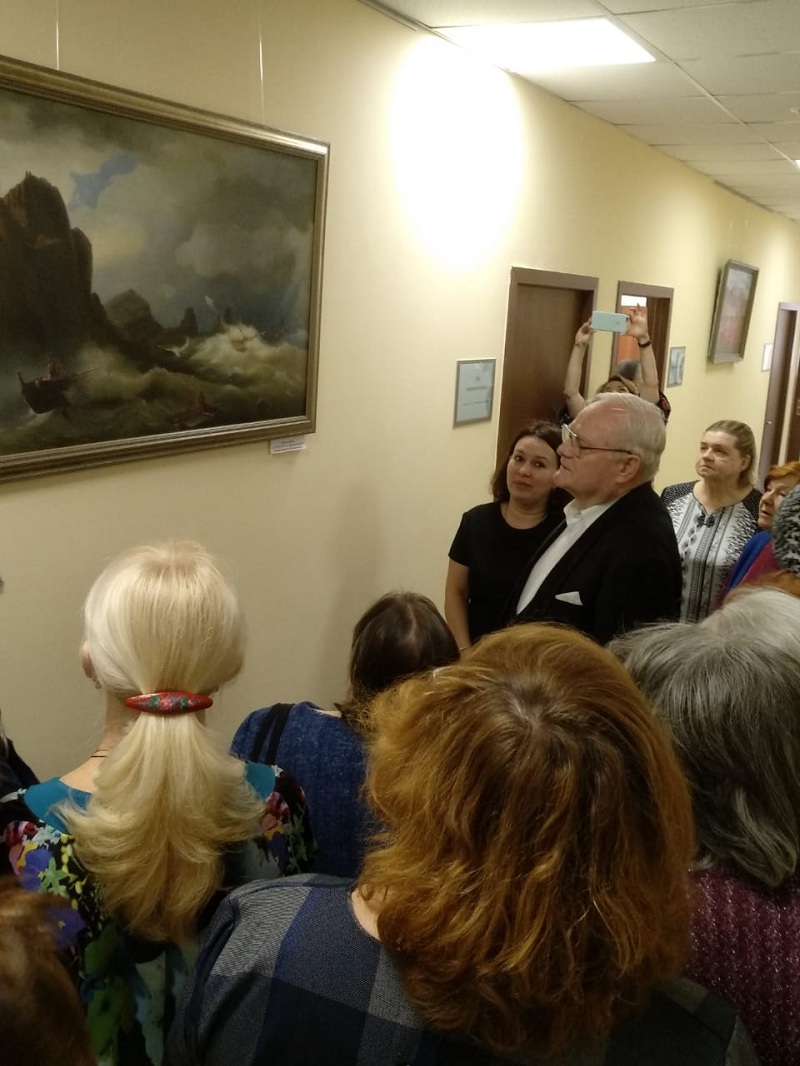 Виталий Чеченков, вытавка, московское долголетие, ТЦСО, 270213