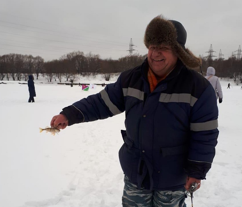 Зимняя рыбалка, рыбак, зима, Зябликово 15025