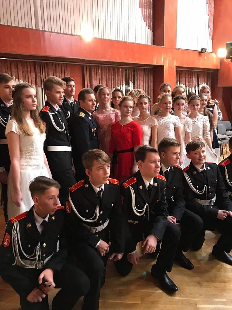 Школа 2116, кадеты, бал, Блинов, 2001 (2)