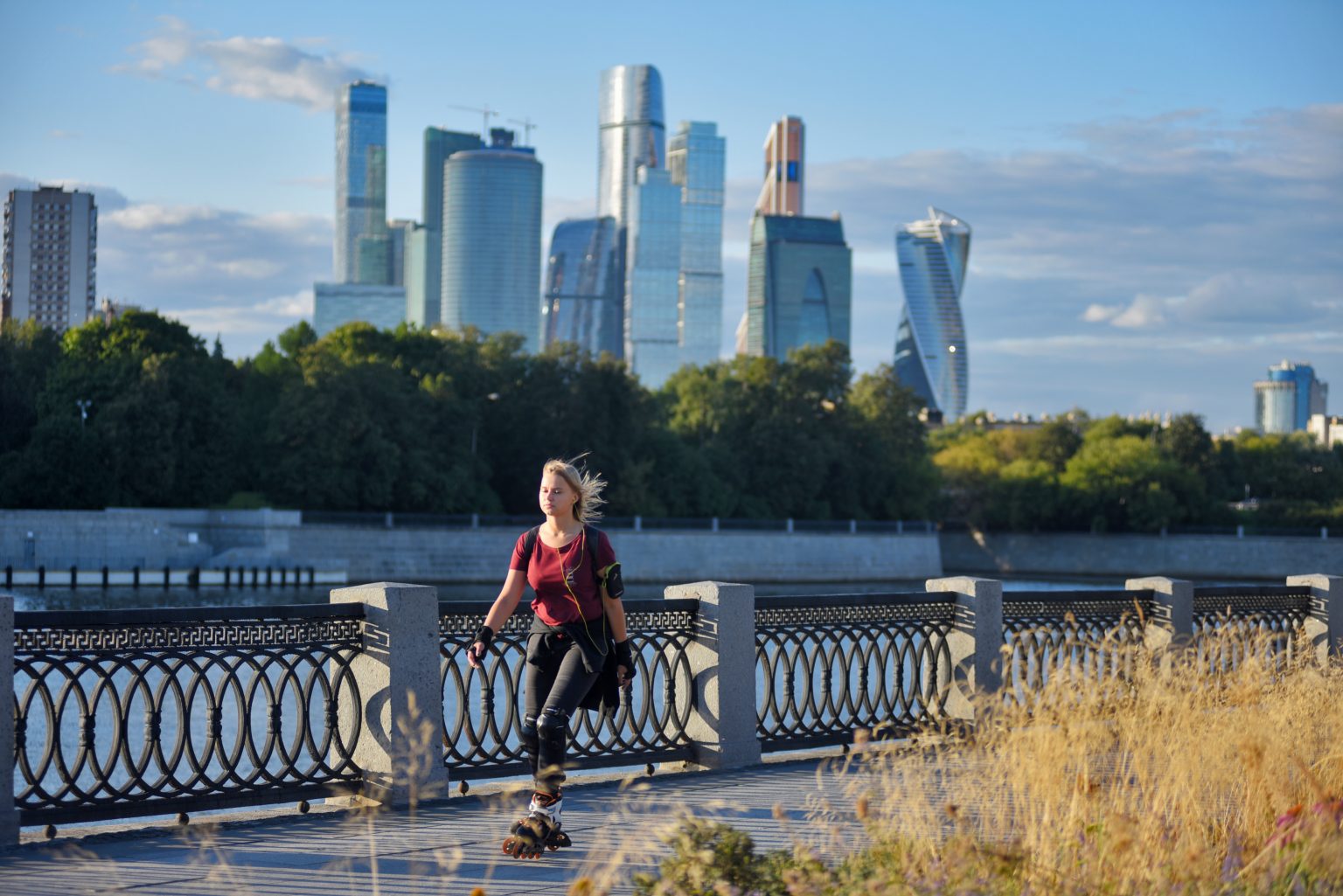 Набережная москва сити фото