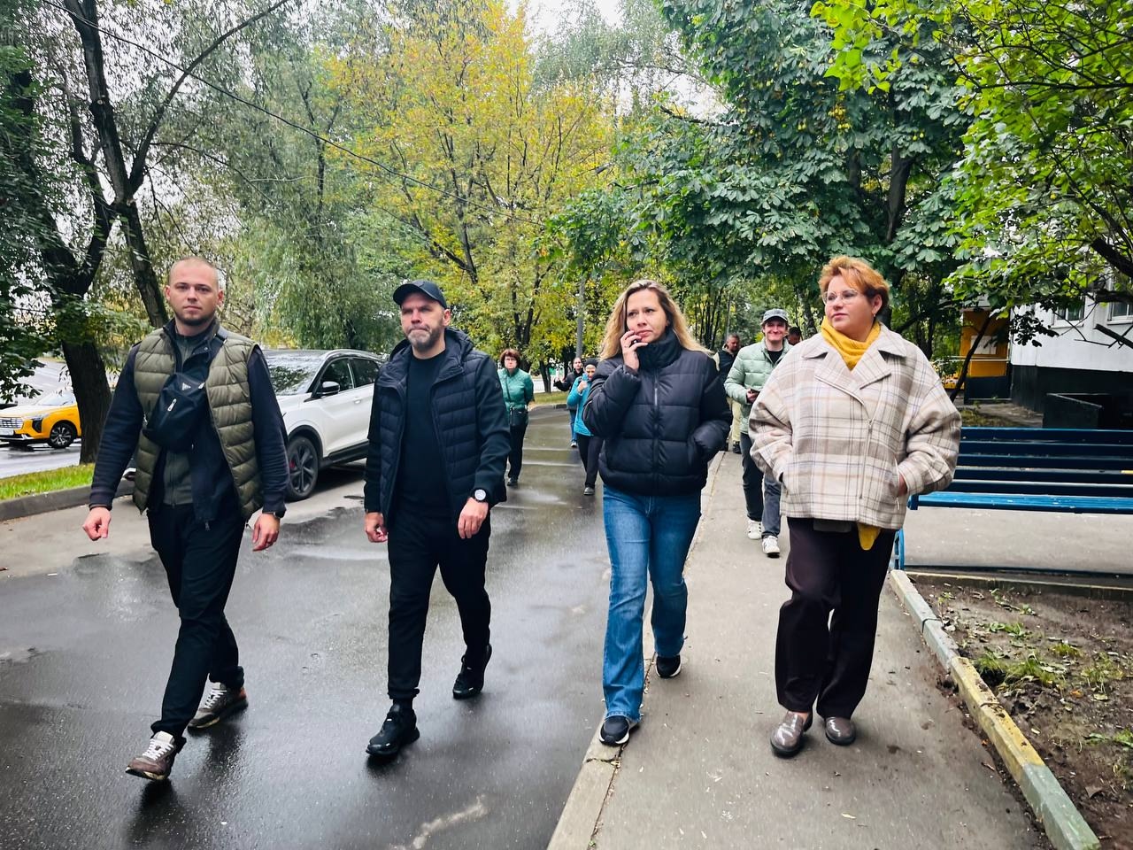 ИО главы управа района Зябликово провела обход территорий. Фото: официальная страница управы района Зябликово в социальных сетях