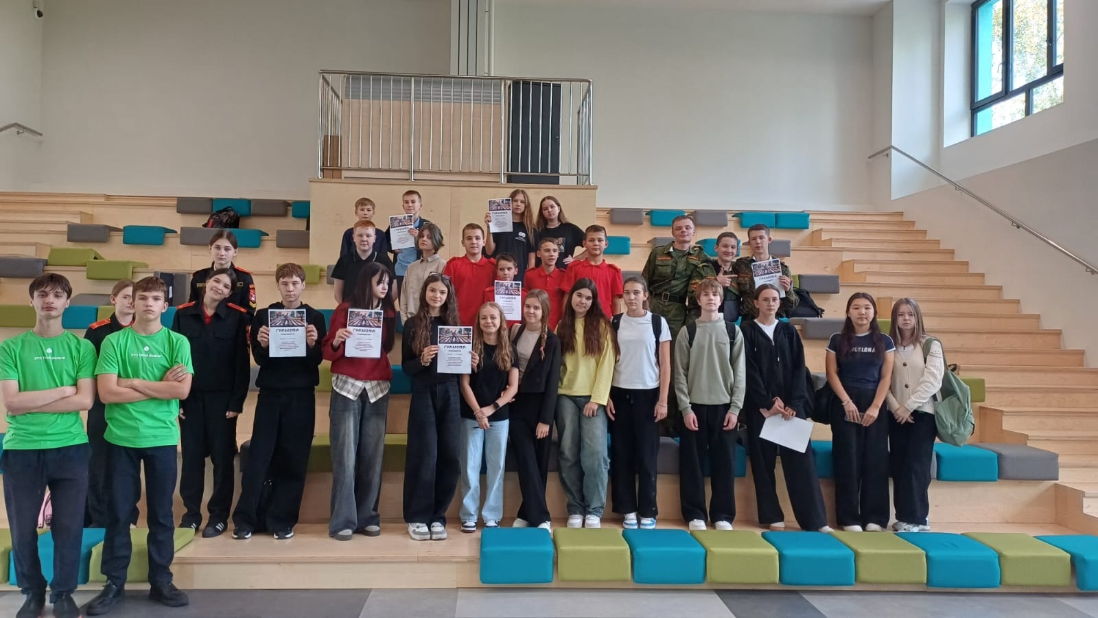 Единый день безопасности дорожного движения провели в школе №534. Фото: официальная страница школы №534 в социальных сетях