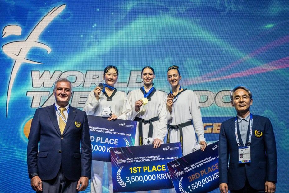 Спортсменка МКСШОР «Юг» стала участнице турнира по тхэквондо в Южной Корее. Фото: официальная страница Московской комплексной спортивной школы олимпийского резерва «Юг» в социальных сетях