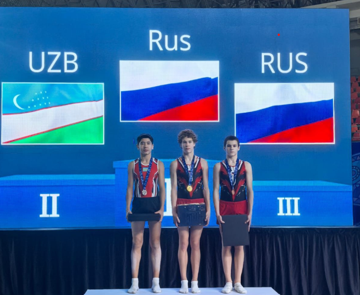 Спортсмен МКСШОР «Юг» стал участником международного турнира по прыжкам на батуте в Ташкенте. Фото: официальная страница  Московской комплексной спортивной школы олимпийского резерва «Юг» в социальных сетях