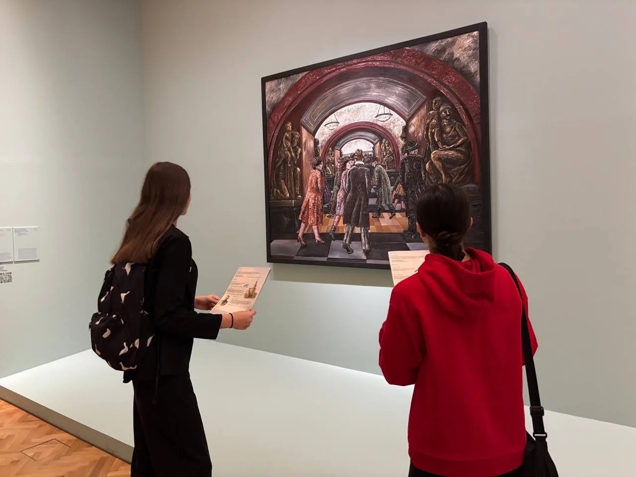 Ученики школы №2116 посетили выставку на ВДНХ. Фото: официальная страница школы №2116 в социальных сетях